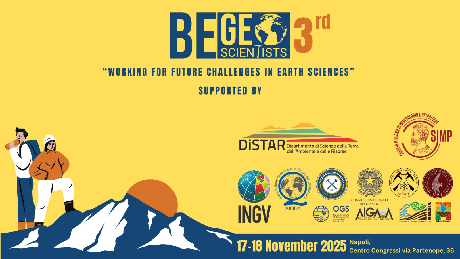 Working for the Future Challenges in Earth Sciences - BeGEO 2025