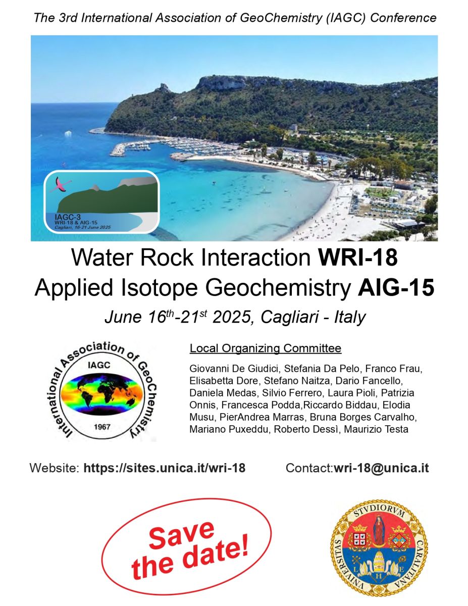 IAGC3 - Water Rock Interaction-18 & Applied Isotope Geochemistry-15